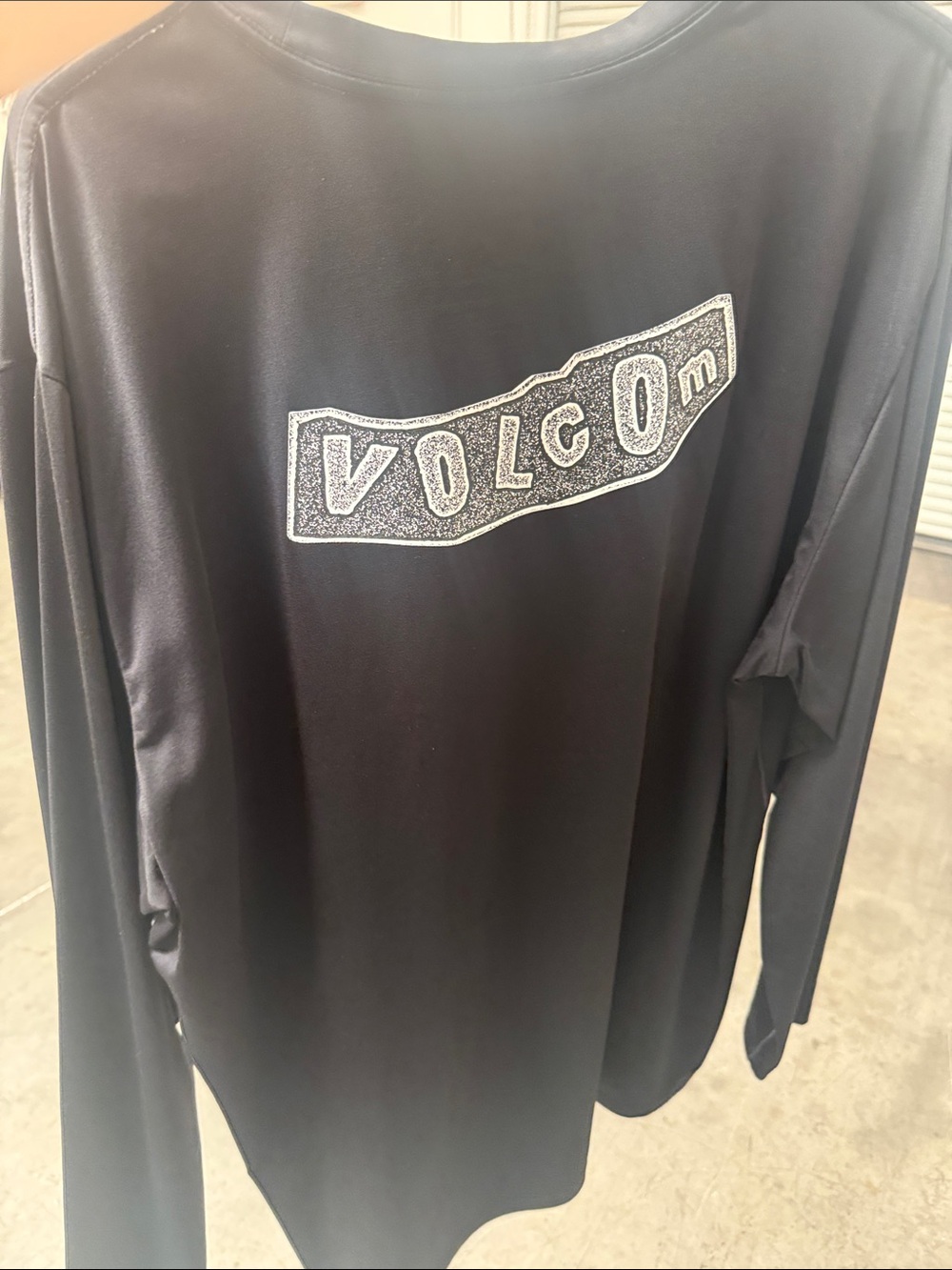 Volcom Black Long-Sleeve Logo Jean Jacket